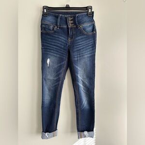 Indigo Rein Mid-Rise Skinny Jeans